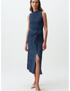 JIMMY KEY Fusta midi cu imprimeu floral - Albastru inchis