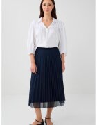 JIMMY KEY Fusta midi cu pliuri - Bleumarin