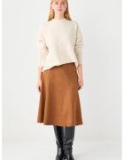 JIMMY KEY Fusta midi evazata - Caramel