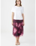 JIMMY KEY Fusta plisata midi cu model - Violet/Roz