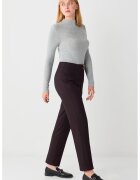 JIMMY KEY Pantaloni conici cu talie inalta si pliuri - Violet
