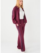 JIMMY KEY Pantaloni de trening din amestec de modal cu croiala ampla - Rosu inchis