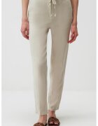JIMMY KEY Pantaloni din in cu talie ajustabila - Bej deschis