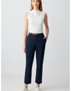 JIMMY KEY Pantaloni regular fit cu model uni - Albastru ultramarin