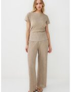 JIMMY KEY Pantaloni relaxed-fit cu model uni - Bej
