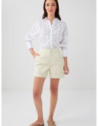 JIMMY KEY Pantaloni scurti din amestec de modal cu talie inalta - Bej deschis
