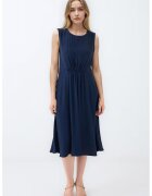 JIMMY KEY Rochie cu decolteu rotund - Albastru ultramarin