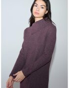 JIMMY KEY Rochie din amestec de bumbac cu maneci lungi - Violet