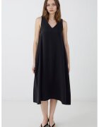 JIMMY KEY Rochie din amestec de modal cu decolteu in V - Negru