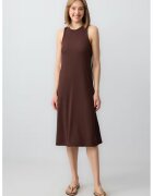 JIMMY KEY Rochie midi cu croiala dreapta si slit lateral - Maro