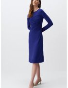 JIMMY KEY Rochie midi cu decupaj - Albastru inchis