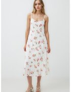 JIMMY KEY Rochie midi cu model floral - Verde/Alb murdar/Roz