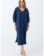 JIMMY KEY Rochie supradimensionata cu maneci medi - Bleumarin
