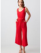 JIMMY KEY Salopeta crop cu cordon in talie - Coral