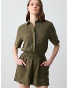 JIMMY KEY Salopeta scurta de in - Verde inchis