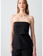 JIMMY KEY Top de in cu croiala slim-fit - Negru