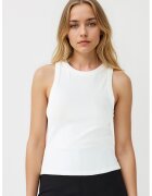 JIMMY KEY Top slim-fit din amestec de bumbac - Alb