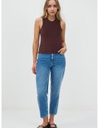 JIMMY KEY Top slim-fit din amestec de bumbac - Maro