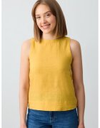 JIMMY KEY Top uni de in - Galben sofran