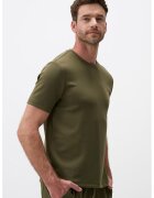 JIMMY KEY Tricou din amestec de modal cu decolteu la baza gatului