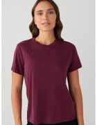 JIMMY KEY Tricou din amestec de modal cu decolteu la baza gatului