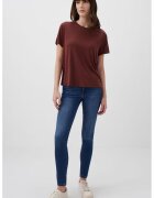 JIMMY KEY Tricou lejer din amestec de modal - Maro cognac