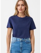 JIMMY KEY Tricou uni din amestec de modal - Bleumarin