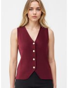 JIMMY KEY Vesta slim fit tricotata - Visiniu