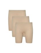 Jockey Set de colanti scurti pentru ciclism Skimmies - 3 piese - Bej