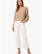 JOES JEANS Blugi drepți cu talie înaltă și buzunare frontale - Crem
