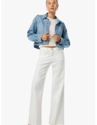 JOES JEANS Blugi largi cu talie înaltă și buzunare frontale - Alb
