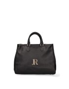 John Richmond Geanta din piele cu bareta de umar Aurelia Chic - Auriu/Negru