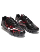 Joma Ghete de fotbal Supercopa 2531 AG - piele ecologica - pentru gazon artificial - negru/rosu