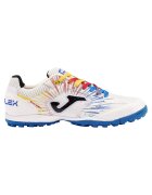 Joma Ghete fotbal barbati Top Flex pentru teren sintetic TOPW2476TF - Alb-Rosu - Alb