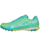 Joma Ghete fotbal copii cu siret Evolution pentru teren sintetic EVJW2415TF - 37 EU - Turcoaz Turcoaz