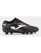 Joma Ghete fotbal Powerful 2401 FG pentru gazon natural dur - Alb/Negru