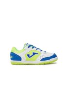 Joma Ghete pentru fotbal Top Flex Jr Indoor TPJW2402IN Alb - Piele ecologica