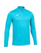 Joma Hanorac sport barbati Running Night - turcoaz fluorescent - croiala slim - material cu uscare rapida