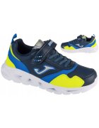 Joma Pantofi sport copii - Star Jr - piele ecologica - bleumarin/galben