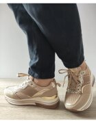 Jomix Pantofi Casual Dama Wsc250125-8 Bej Cu Auriu - Bej - Bej