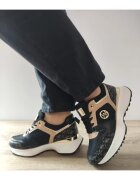 Jomix Pantofi Casual Dama Wsc250524-1 Negri Cu Grej - Negru - Negru