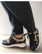 Jomix Pantofi Casual Dama Wsc250721-1 Negri Cu Maro - Negru - Negru