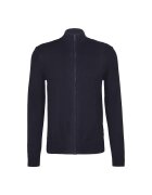 Joop Cardigan din lana merinos cu fermoar Davis - Albastru