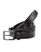 Joop Curea de piele cu catarama metalica - Maro inchis