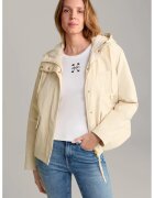 Joop Geaca crop supradimensionata cu gluga si buzunare frontale - Bej