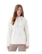 Joop! Hanorac dama - bumbac/poliester - bej -