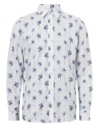 JOOP Jeans Cămașă regular fit cu mânecă lungă și imprimeu floral - Alb