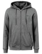 JOOP Jeans Hanorac cu fermoar si buzunare oblice Salvatore 12417 - Gri