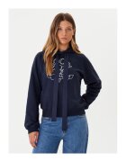 JOOP! Jeans Hanorac dama - bleumarin - din material de calitate