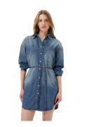 JOOP Jeans Rochie dama - bumbac - albastru